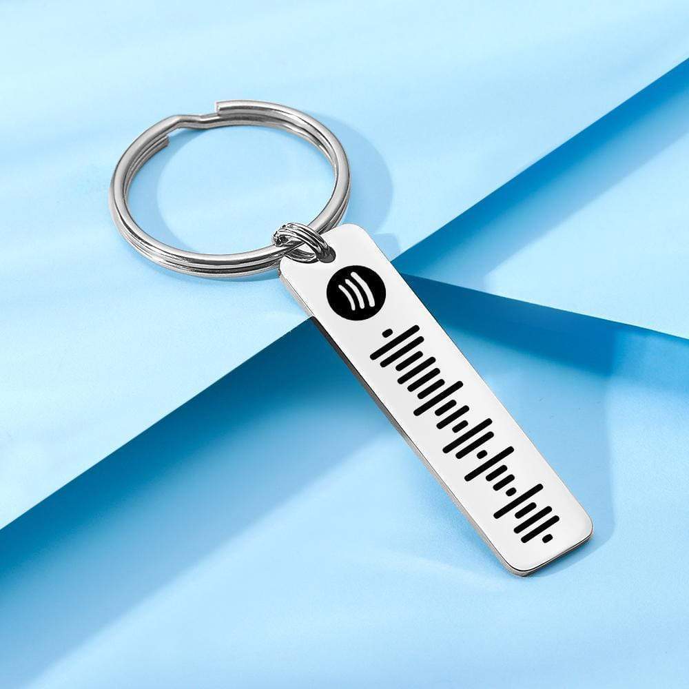 Spotify Keychain Custom Music Keychain Birthday Gift For Him