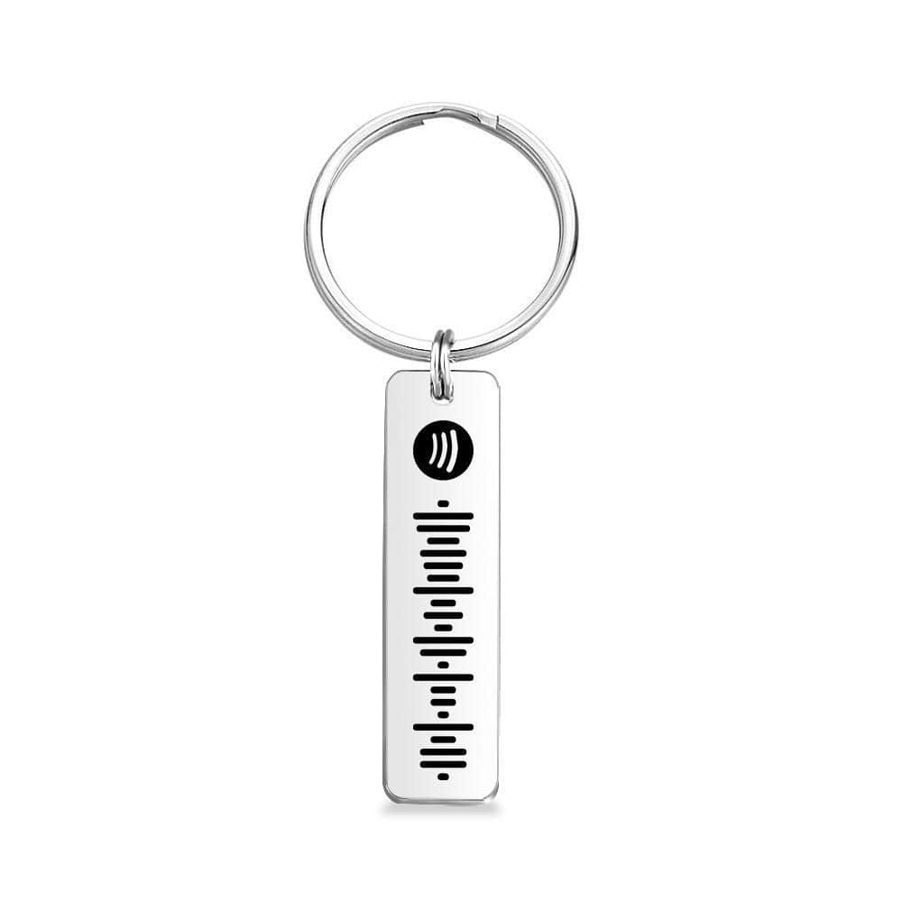 Spotify Keychain Custom Music Keychain Birthday Gift For Him
