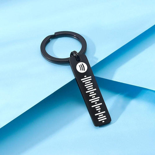 Spotify Keychain Custom Music Keychain Birthday Gift For Him