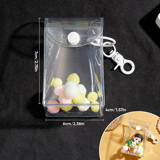 (Fits 6cm Figures) PVC Keychain Display Pouch Style B