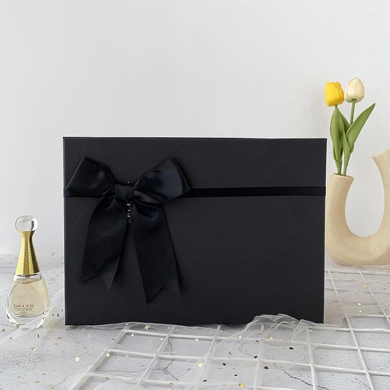 Elegant Black Gift Box with Lids - 9.05*7.09*2.76inch=23.5*16*6.5cm