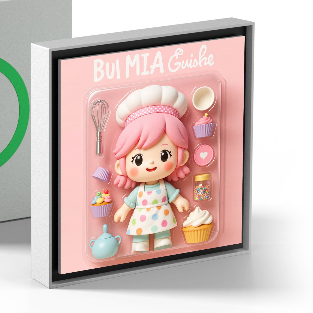 Custom Action Figure AI Photo Personalized Toy Box Art Style Music Fridge Magnets That Can Play Songs Gift for Couple