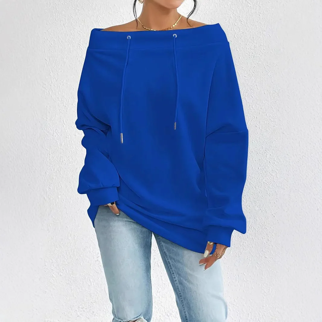 New Sexy Loose Top Sweatshirt For Women